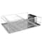 Kitchen Details Twisted Chrome 3-Piece Dish Rack